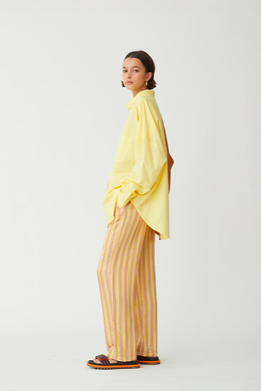 BLANCA Henrietta Shirt - Yellow/Brown